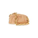 Сумки через плечо Bottega Veneta Teen Chain Pouch Shoulder Bag 'Миндальный/Золотой' 1