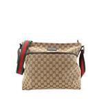 Front Pocket Web Messenger GG Canvas Medium crossbody bag 1