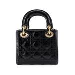 Lady Dior Chain Bag Cannage Quilt Patent Mini satchel 2