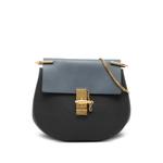 Маленькая сумка через плечо Bicolor Smooth and Grained Calfskin Drew (2015 год) 1