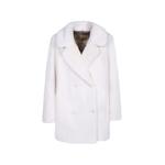 faux-fur double-breasted coat 1