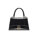 Сумки с ручками Balenciaga Hourglass Small Top Handle Bag 'Black' 1