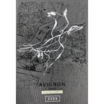 Мужская футболка Avignon Map свободного кроя 3