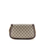 Маленькая сумка на плечо Blondie NM Chain Flap Bag GG Coated Canvas 2
