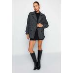 Пальто из твида в елочку Tailored 2