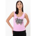 Топ Harley-Davidson® Rose & Thorn Bling Lace Trim 1