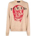 Джемпер вязки интарсия с декором Skull 1
