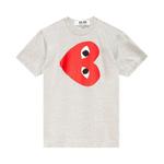 Футболки Comme des Garçons PLAY Sideways Heart Tee 'Серый' 1