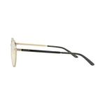 Очки Gucci Round-Frame Metal Optical Frames 'Золото/Черный/Прозрачный' 3