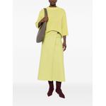 button-fastening midi skirt 2