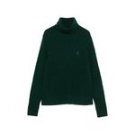 Свитер фактурной вязки с высоким воротником 1