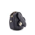 Сумка через плечо CC in Love Heart Clutch with Chain Quilted Lambskin 1
