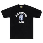 Топ BAPE Palm Tree Camo College Tee 'Black/Blue' 1