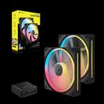 Corsair iCUE LINK LX140-R RGB Reverse Starter Kit 140mm PWM обратный вентилятор - Black (черный) (Twin Pack, два в упаковке) 2