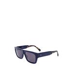 square-frame tortoiseshell-effect sunglasses 1
