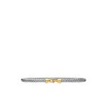 Браслет Buckle Classic Cable из серебра и желтого золота (3 мм) 1