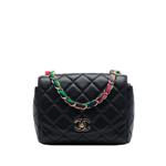 Маленькая стеганая сумка через плечо Cocovado Ribbon Chain Flap (2021 год) 1