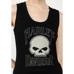 Harley-Davidson® Willie G™ Ребристый топ-майка с черепом 3