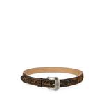 tooled calf-hair belt 1
