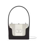 Minaumorphe minaudière in metal with Swarovski® crystals and satin case 1
