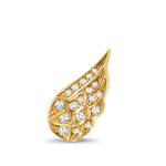 Серьги Tiara из желтого золота с бриллиантами 2