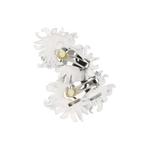 Серьги Givenchy Daisy Pendant Ear Crawler 'Белый' 2