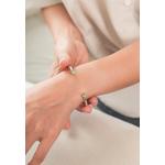 Swarovski® Кристальный открытый браслет-манжета – 925 серебро 3