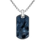 Серебряная подвеска Chevron (35 мм) 1