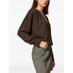 crêpe de chine dual-use blouse 4