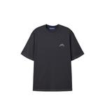 logo-print contrast-stitch T-shirt 1