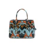 Маленькая сумка-сэтчел Saffiano Lux Galleria Lily Print Double Zip (2013-2026 годы) 1