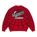 Свитера Supreme x Vanson Leathers Spider-Man Sweater 'Red' 2