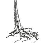Ожерелья Ann Demeulemeester Elmi Бисерное ожерелье 'Античное серебро' 2