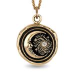 Колье Trust the Universe Talisman из желтого золота с бриллиантами 2