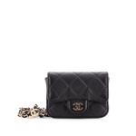 Поясная сумка Classic Flap Chain Quilted Caviar размера мини 1