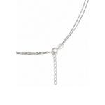TOMEI Box Chain Necklace, белое золото 585/14K 3