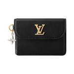 Картхолдеры Louis Vuitton Tiny Recto Verso Card Holder 'Black Calfskin Leather' 1