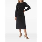 long-sleeves midi dress 1