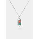 Подвеска Aura Paperclip с аммолитом 2