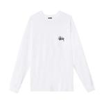 Футболки Stussy Basic Long-Sleeve Tee 'White' 1