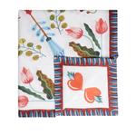 Большая льняная скатерть Turning Tulips 1