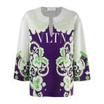 Толстовка с цветочным принтом и логотипом VLTN 1