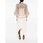Ascent printed puff-sleeve blouse 4
