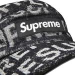 Кепки Supreme Terry Spellout Camp Cap 'Black' 3