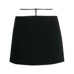 strap-detail mini skirt 1