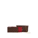 Felicie Damier Ebene clutch bag 4