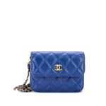 Мини-сумка через плечо Pearl Crush Flap Clutch with Chain Quilted Lambskin 1