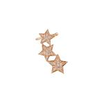 Серьга-кафф Stasia из розового золота с бриллиантами 1