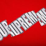 Футболки Supreme Cut Logo Short-Sleeve Top 'Красный' 2