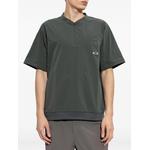 O-Blades embroidered-logo quarter-zip T-shirt 3